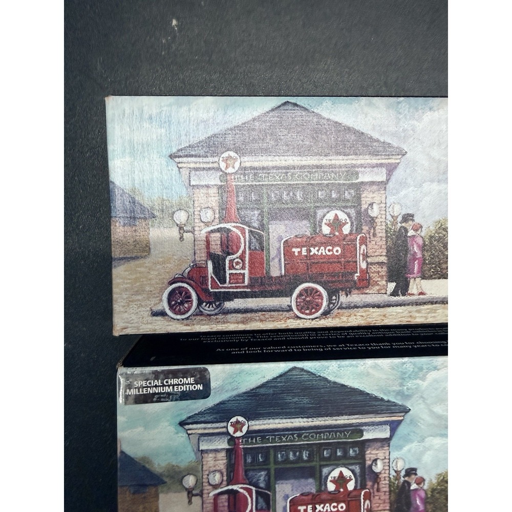 Texaco 1919 GMC Tanker Truck Bank Ertl Lot of 2 Millennium Edition (m13) - Picture 3 of 6
